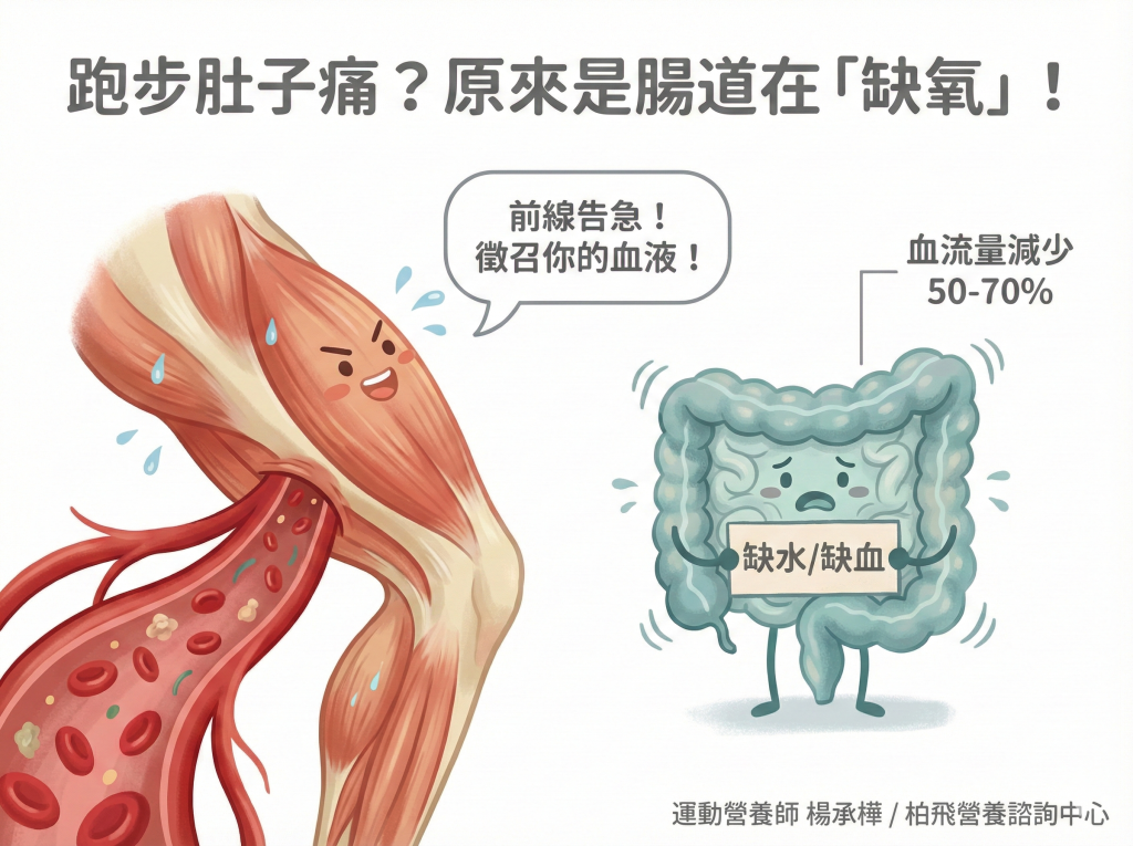 跑步肚子痛可能三大因素 腸道缺血損傷 機械性創傷 腸漏症